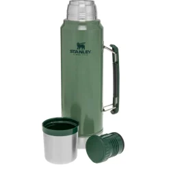 Stanley PMI  Classic Vacuüm thermosfles 1 liter hammertone green