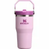 Stanley PMI  Iceflow Flip Straw Tumbler thermosbeker 590 ml cherry blossom
