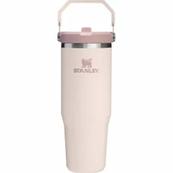 Stanley PMI Iceflow Flip Straw Tumbler thermosbeker 890 ml rose quartz