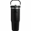 Stanley PMI  Iceflow Flip Straw Tumbler thermosbeker 890 ml  black 2.0