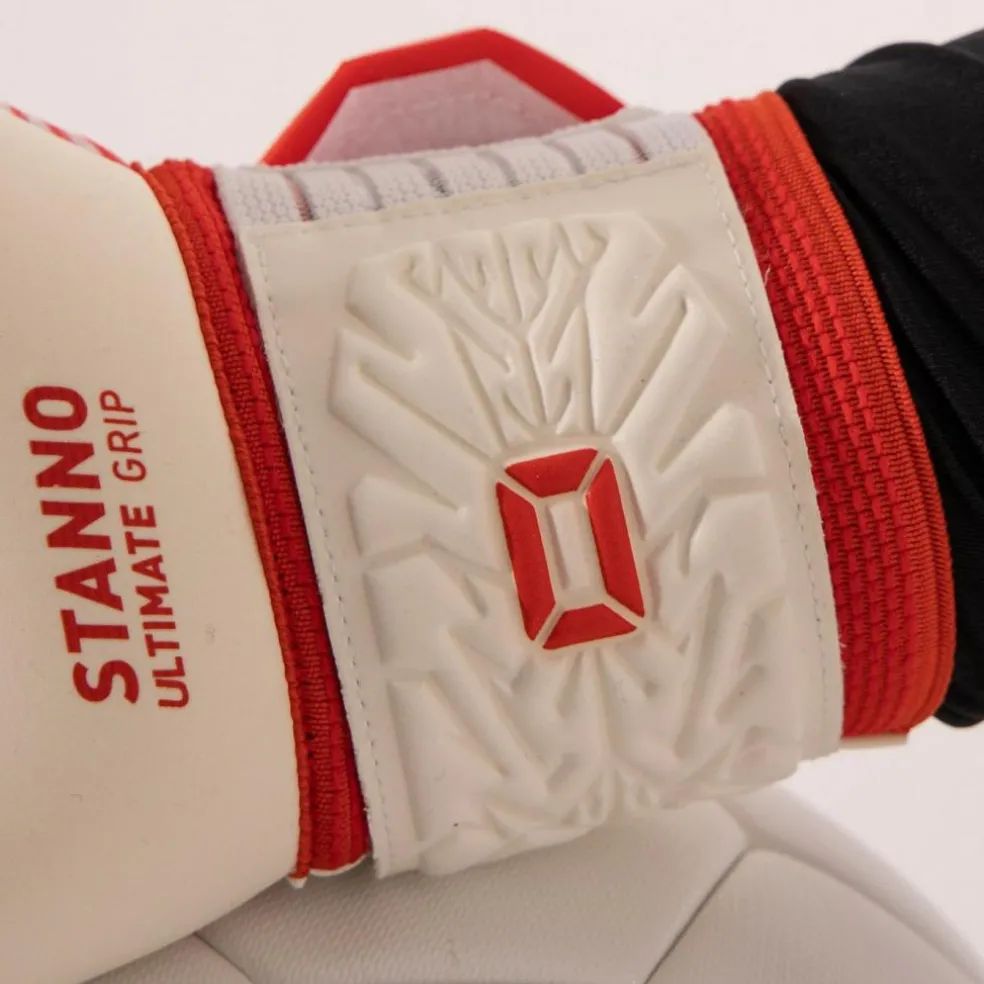 Stanno Ultimate Grip IV Goalkeeper keepershandschoenen white red