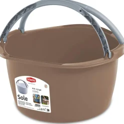 Stefanplast Ronde afwasteil met hengsels 16 liter assorti