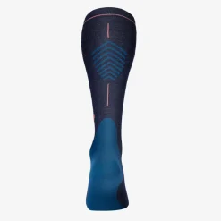STOX Energy Socks  Merino Hiking wandel compressiesokken dames dark blue coral