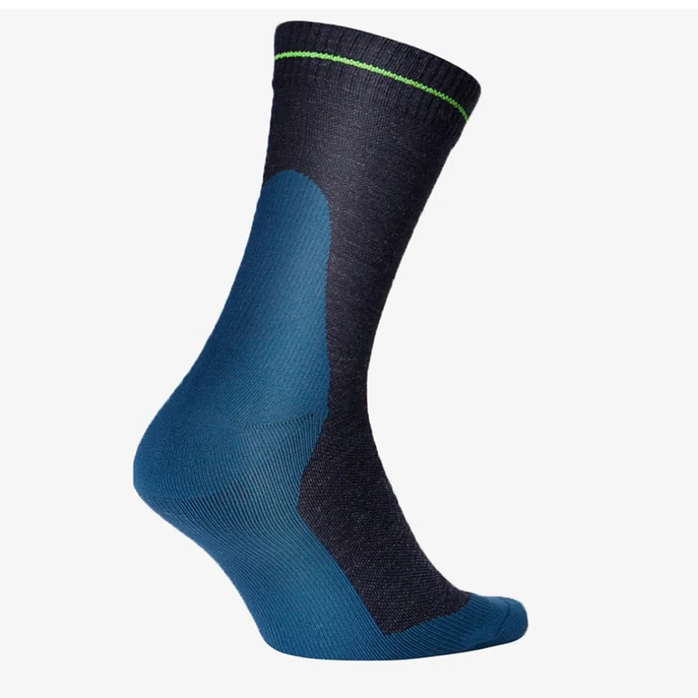 STOX Energy Socks Merino Hiking wandel compressiesokken heren dark blue green