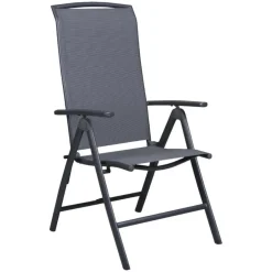 Suns Capri verstelbare tuinstoel black