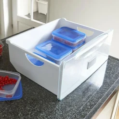 Sunware Club Cuisine vershouddoos 700 ml transparant blauw 3-pack