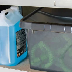 Sunware Comfort Line opbergbox 22 liter transparant grijs  zwart