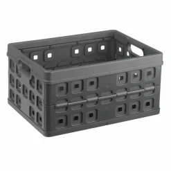 Sunware Square Folda vouwkrat 32 liter antraciet