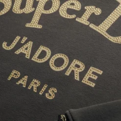 Superdry Brand Mark sweater dames vintage black
