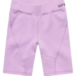 Superdry Code Tech Biker short dames mid lilac
