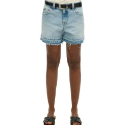 Superdry Cut Off short dames azure pale blue