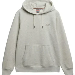 Superdry Essential hoodie heren straw grey