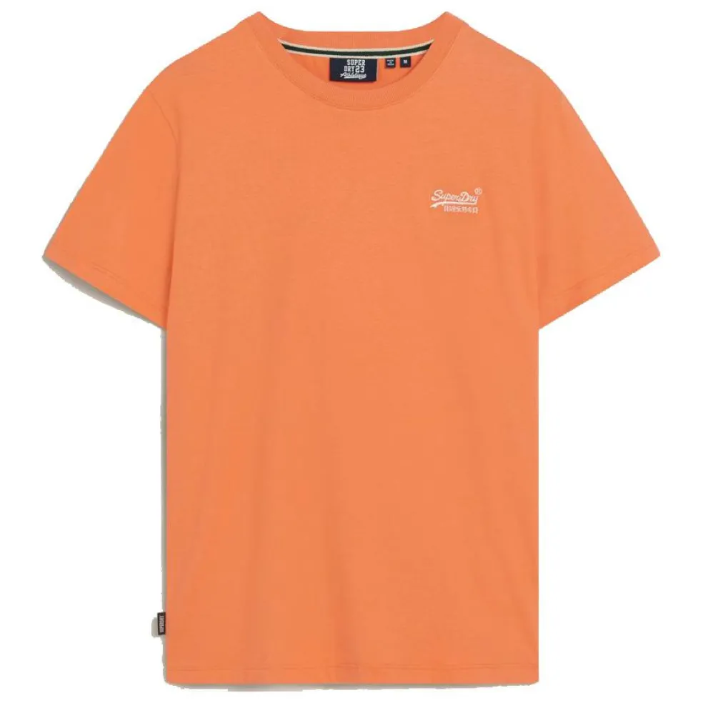 Superdry Essential Logo shirt heren sunburst coral