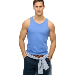 Superdry Essential tanktop heren chambray blue