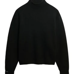 Superdry Slouchy sweater dames black twist
