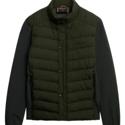 Superdry Storm Popper Softshell winterjas heren olive  green