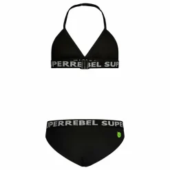 SuperRebel Isla triangle bikini junior black