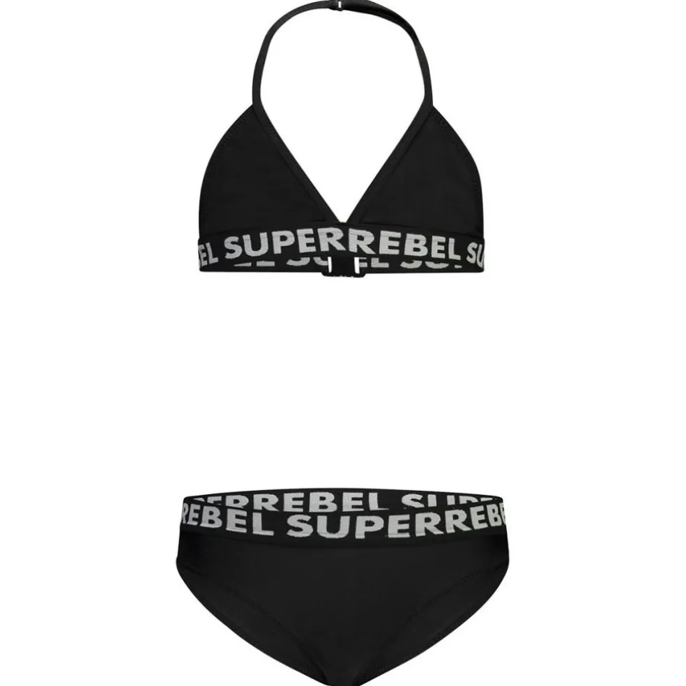 SuperRebel Isla Triangle bikini junior zwart