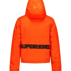 SuperRebel SPACE winterjas junior neon orange