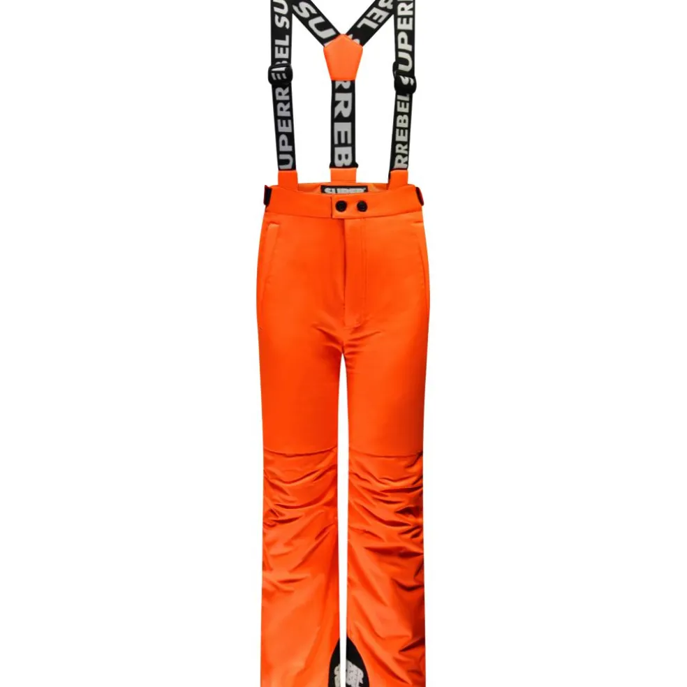 SuperRebel SPEED skibroek junior neon orange