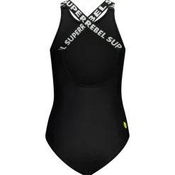 SuperRebel Venice badpak junior black white