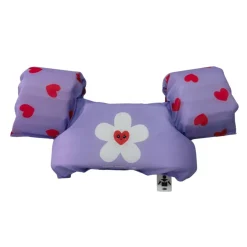 Swim Essentials Puddle Jumper zwemvest 2 tot 6 jaar - 15 tot 30 kg lila hartjes