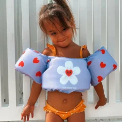 Swim Essentials  Puddle Jumper zwemvest 2 tot 6 jaar - 15 tot 30  kg lila hartjes