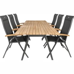 TASTE by 4 Seasons  Ambassador 240 x 100 cm Alice 6 tuinset teak