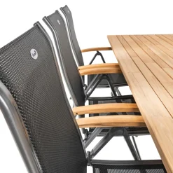 TASTE by 4 Seasons  Ambassador 240 x 100 cm Alice 6 tuinset teak