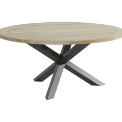 TASTE by 4 Seasons Louvre tuintafel ø 160 antraciet teak
