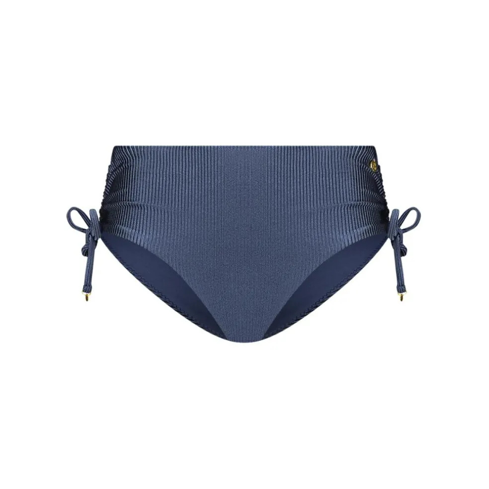 Ten Cate Beach Midi Bow bikini broekje dames shiny indigo