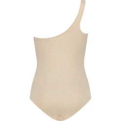 Ten Cate Beach  One Shoulder badpak dames off white relief