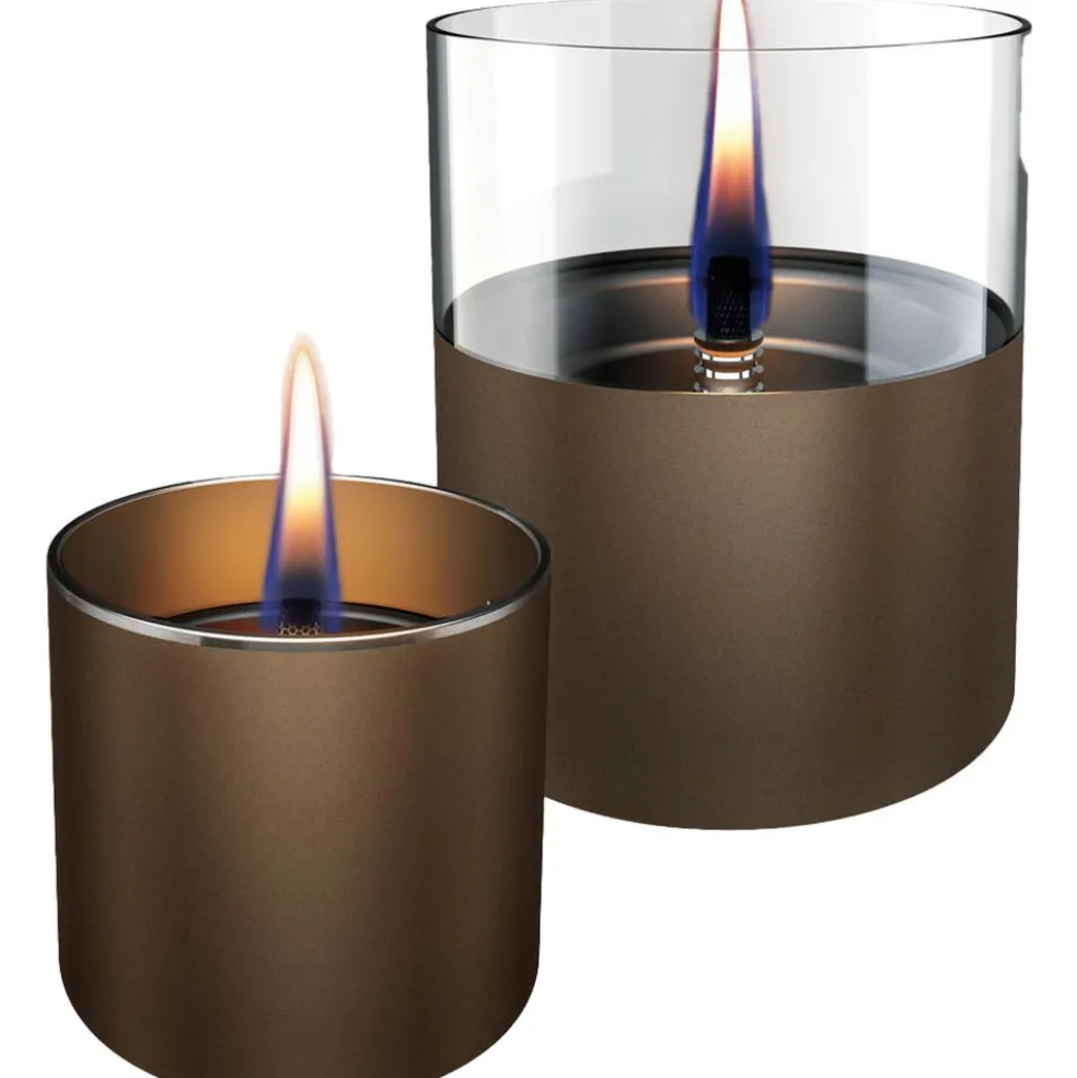 Tenderflame Lilly 8 & Lilly 10 Duo Giftset tafelvuur chocolate