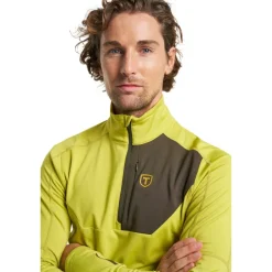 Tenson TXlite Half Zip skipully heren acid lemon