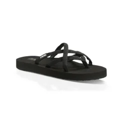 Teva Olowahu slippers dames mix black on black