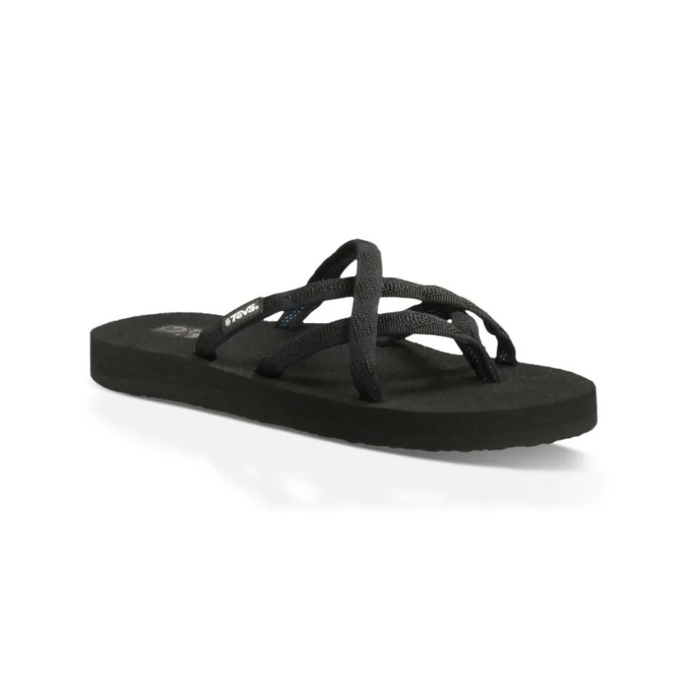 Teva Olowahu slippers dames mix black on black