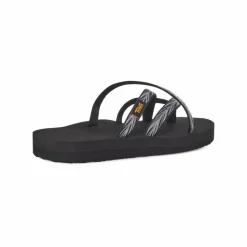 Teva Olowahu slippers dames palms zwart wit