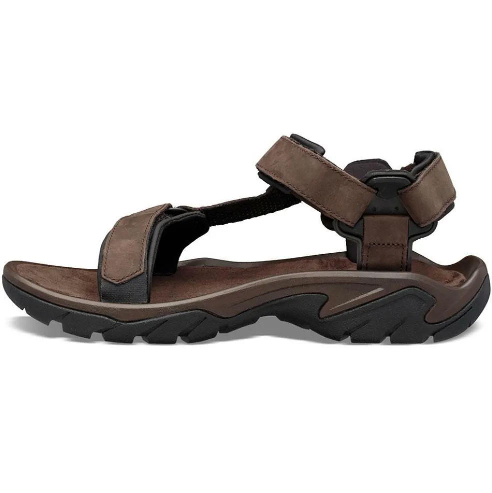 Teva Terra Fi 5 Universal Leather sandalen heren turkish coffee
