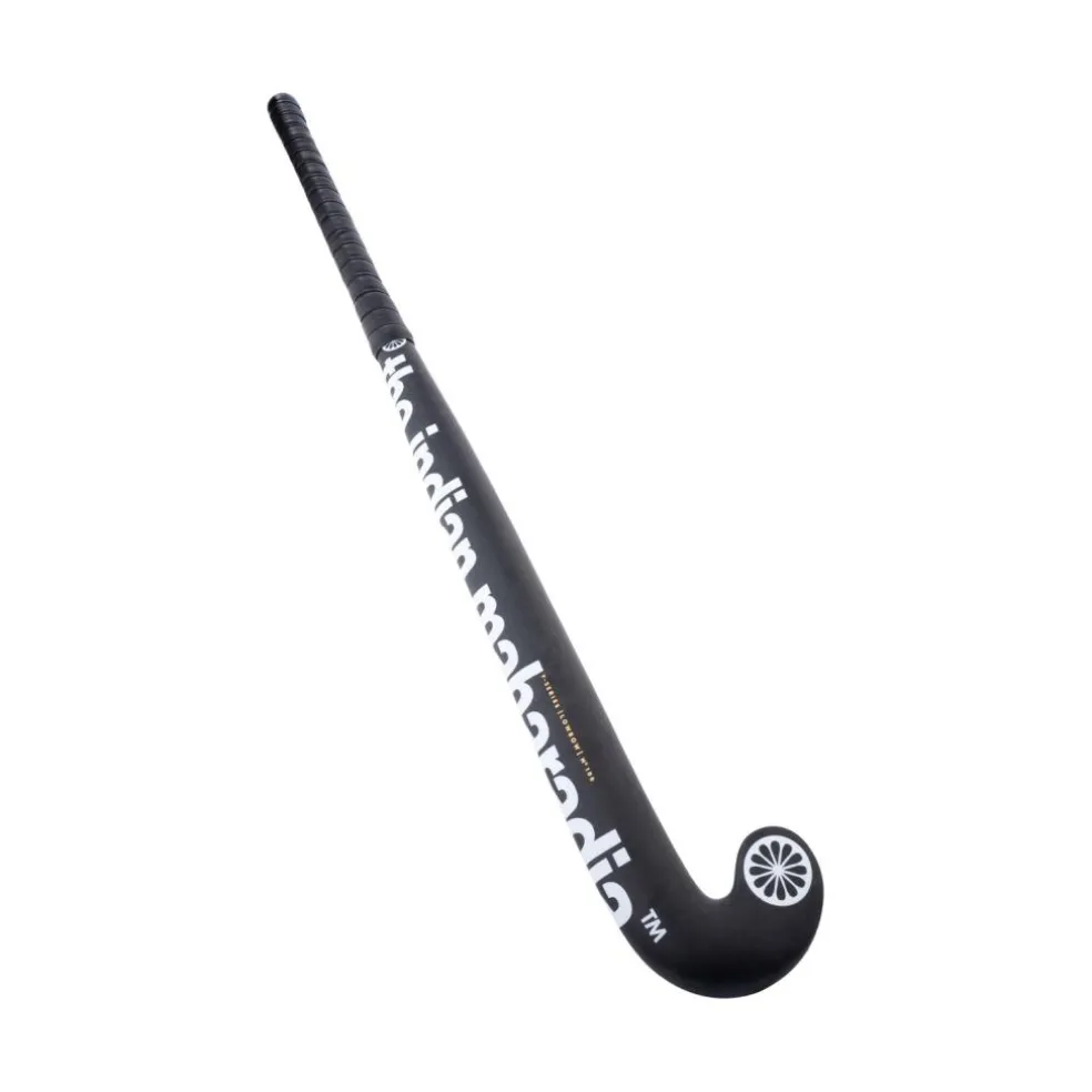 The Indian Maharadja F-100 Low Bow hockeystick black white