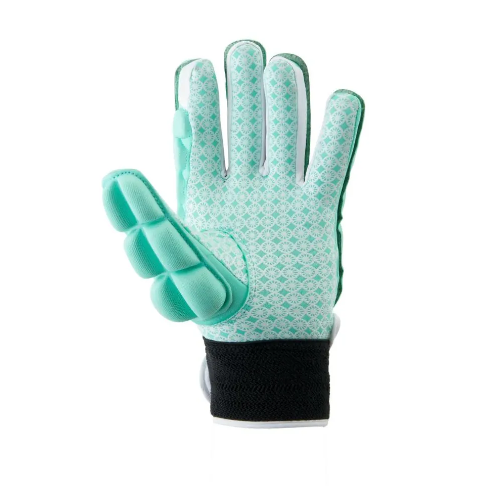 The Indian Maharadja Glove foam full left hockeyhandschoen mint
