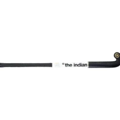 The Indian Maharadja Gold Pro Mid Bow zaalhockeystick junior black white gold foil
