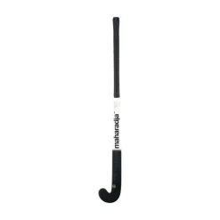 The Indian Maharadja  Gold Pro Mid Bow zaalhockeystick junior black white gold foil