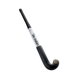 The Indian Maharadja  Gold 95 Low Bow hockeystick black white gold foil
