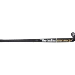 The Indian Maharadja  Gold 80 Goalie Bow hockeystick black gold