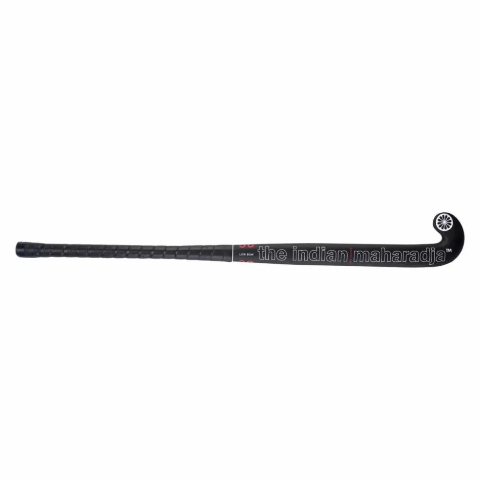 The Indian Maharadja Red 30 Low Bow hockeystick black white red 36,5 inch