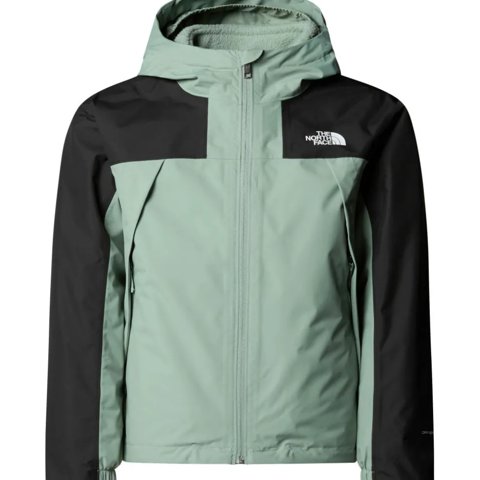 The North Face Antora Triclimate 3-in-1 outdoor jack junior slate moss