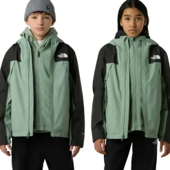 The North Face Antora Triclimate 3-in-1 outdoor jack junior slate moss