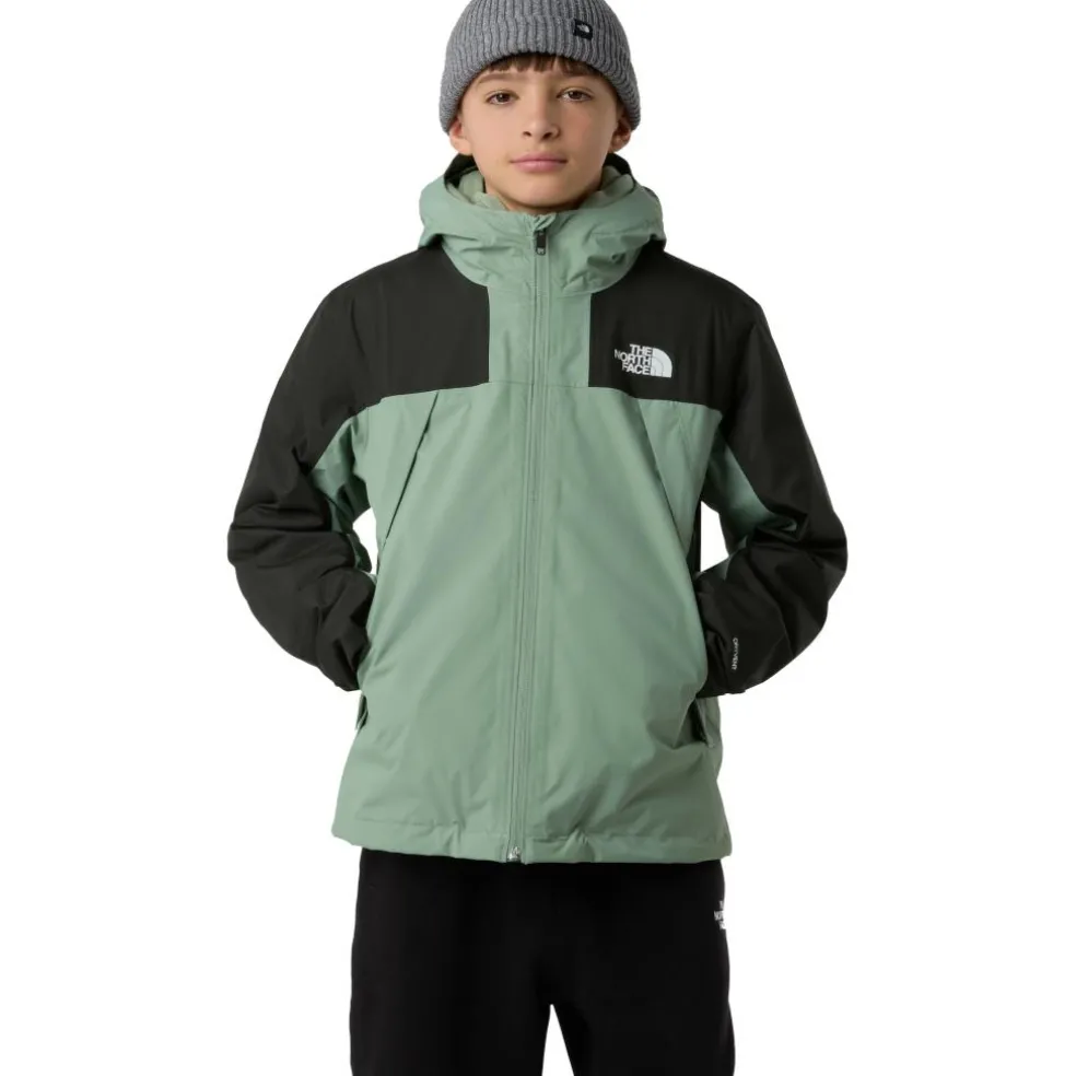The North Face Antora Triclimate 3-in-1 outdoor jack junior slate moss