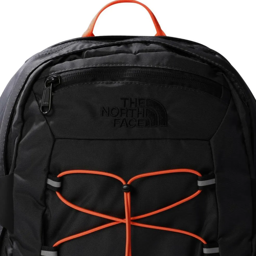 The North Face Borealis Classic 15 inch laptop rugzak 29 liter asphalt grey retro orange