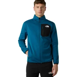 The North Face  Crest FZ Fleece vest heren mineral ink